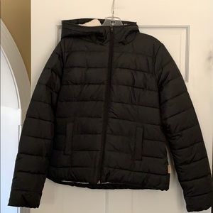 Hollister black puffer jacket. Large (fits like medium) Great shape